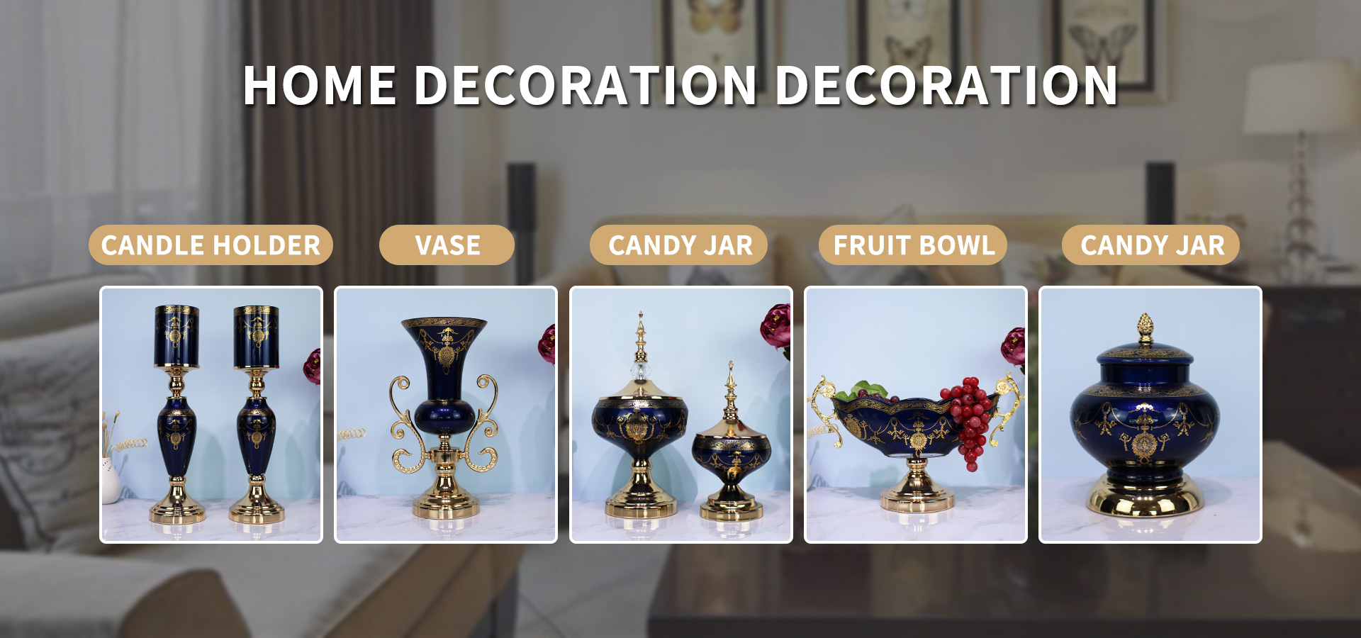 Candle Holder, Home Decotation, Candy Pot