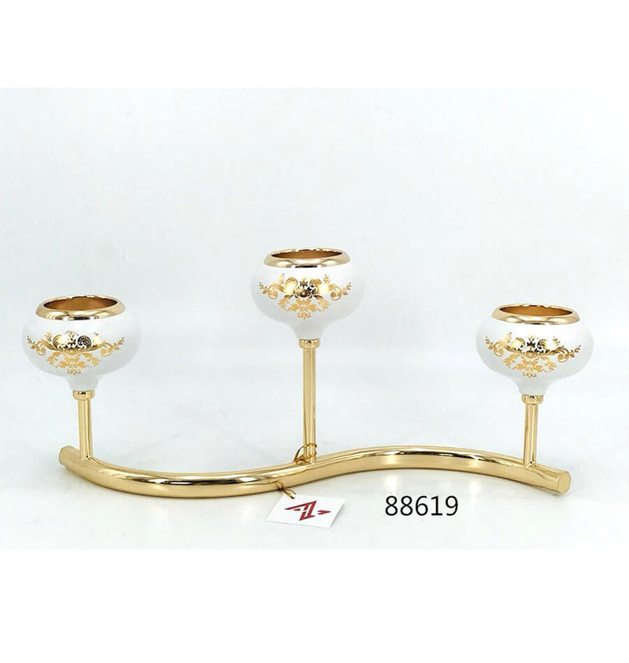 White Gold Candle Holder Price