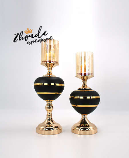 Glass Candlestick