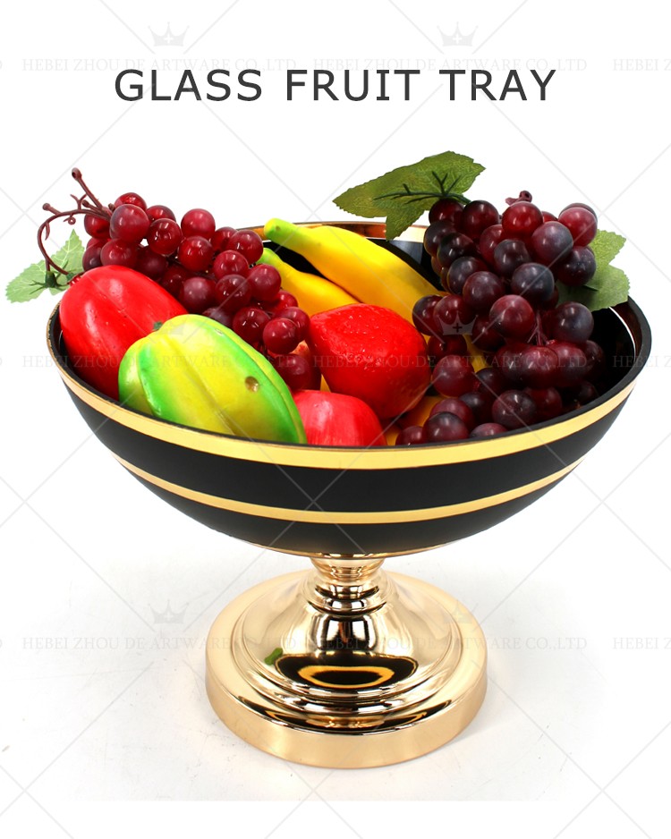 Customized Design Home Decoration Ornaments Candy Jar Fruit Bowl Home decoration Ornament