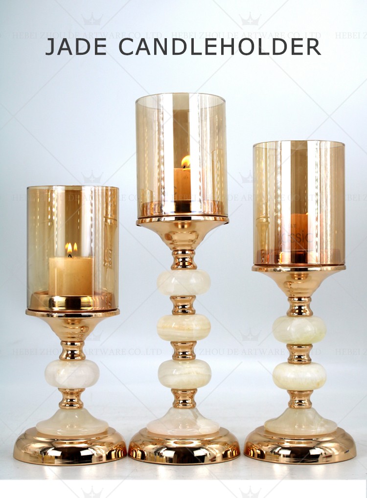 New Simple Style Home Decor gold candle holder 90702