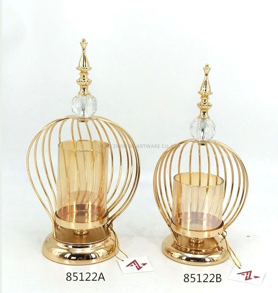 Metal birdcage Candle Holder 85122