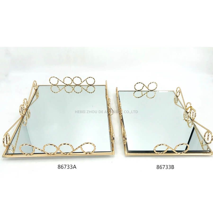 golden 86733A 86733B metal tray