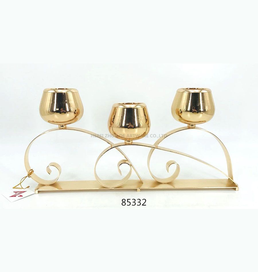 3 holders Candle Holder for table 85332