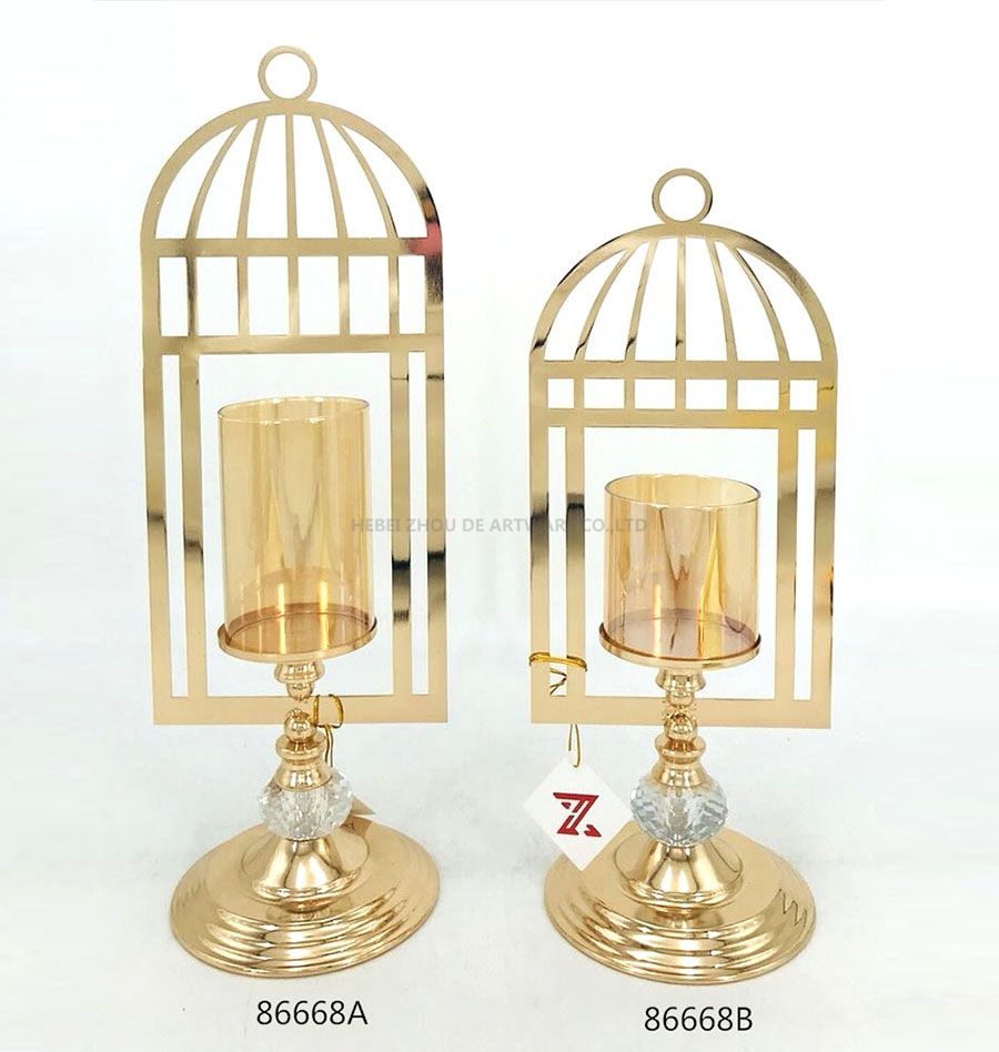 golden Candle Holder from China 86668 
