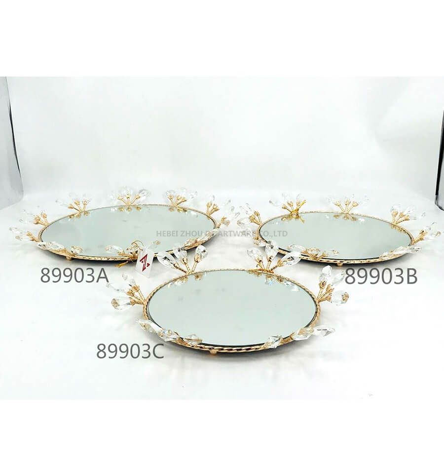 metal crystal tray 89903A 89903B 89903C