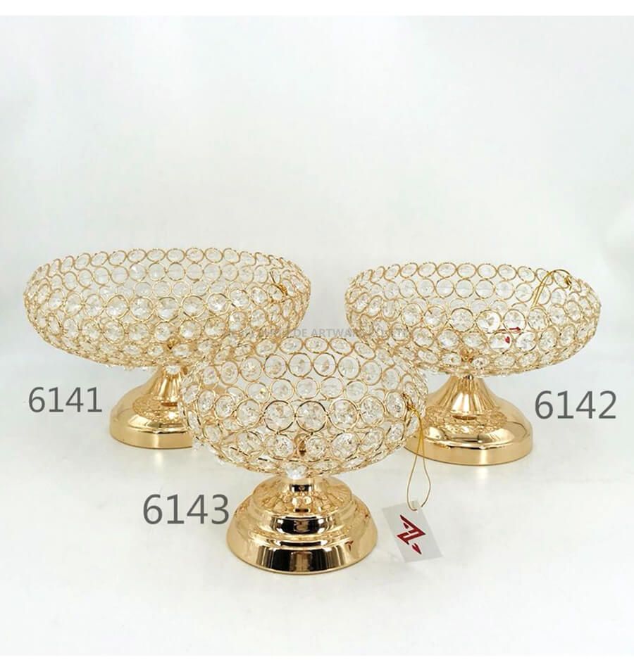 metal crystal fruit plate 6141 6142 6143