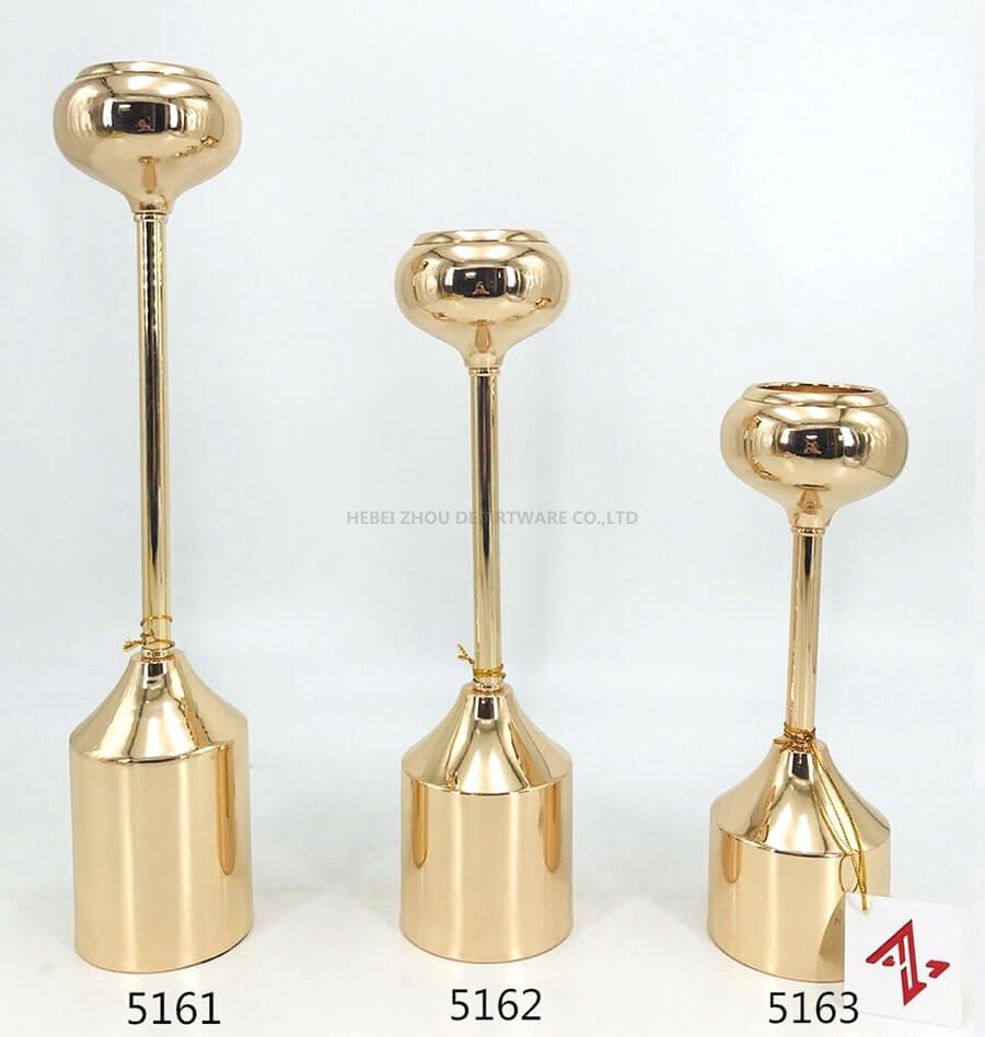golden 5161 5162 5163 metal candle holder