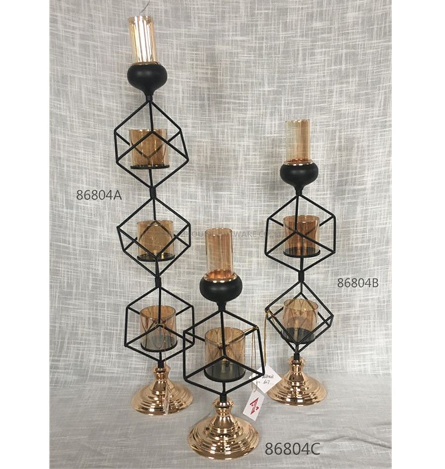 balck 86804A 86804B 86804C candle holder