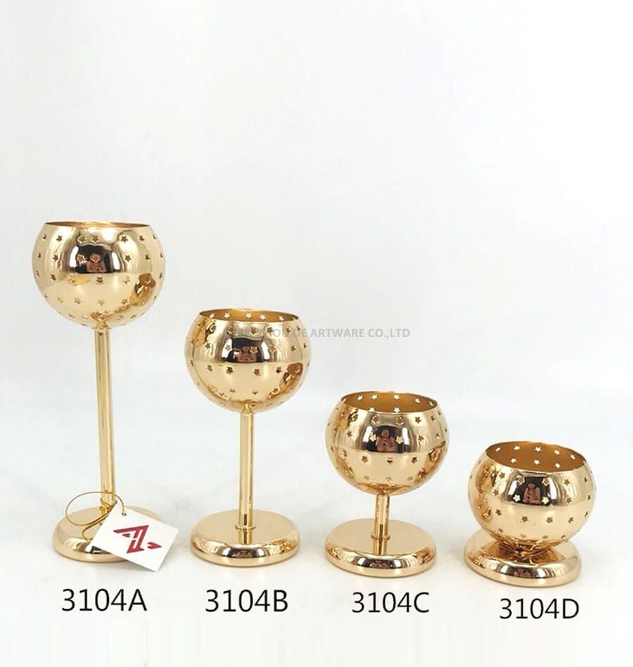 mini star ball Candle Holder 3104