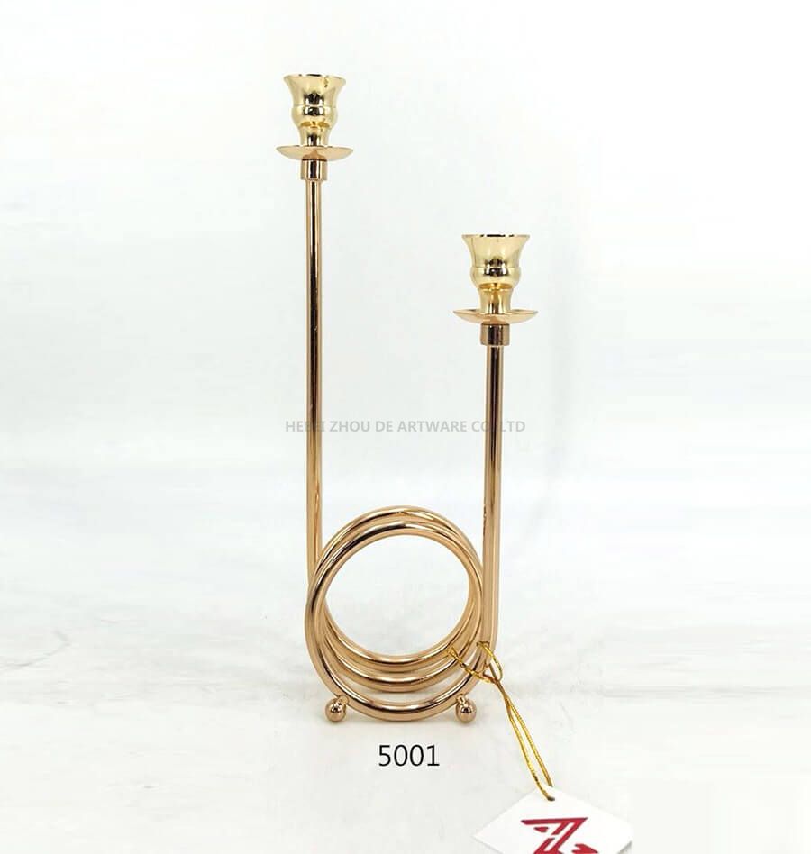 popular 2 heads rod wax Candle Holder 5001