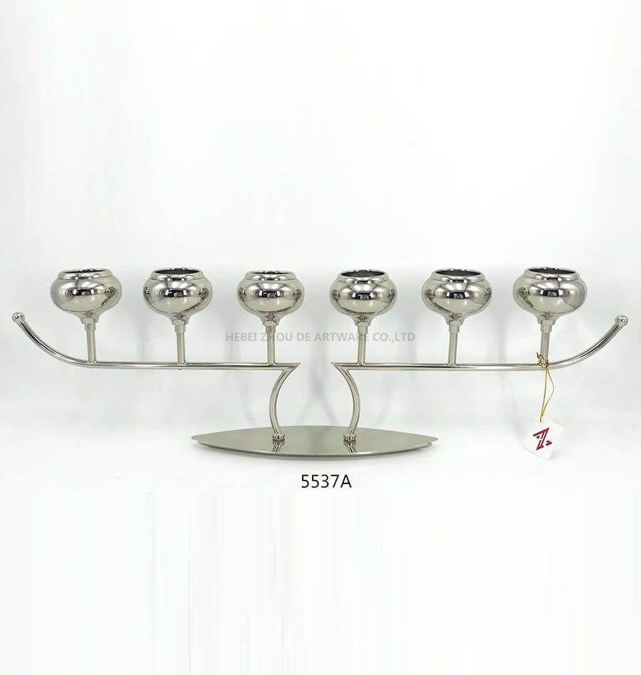 candle holder with glass from china 5537A