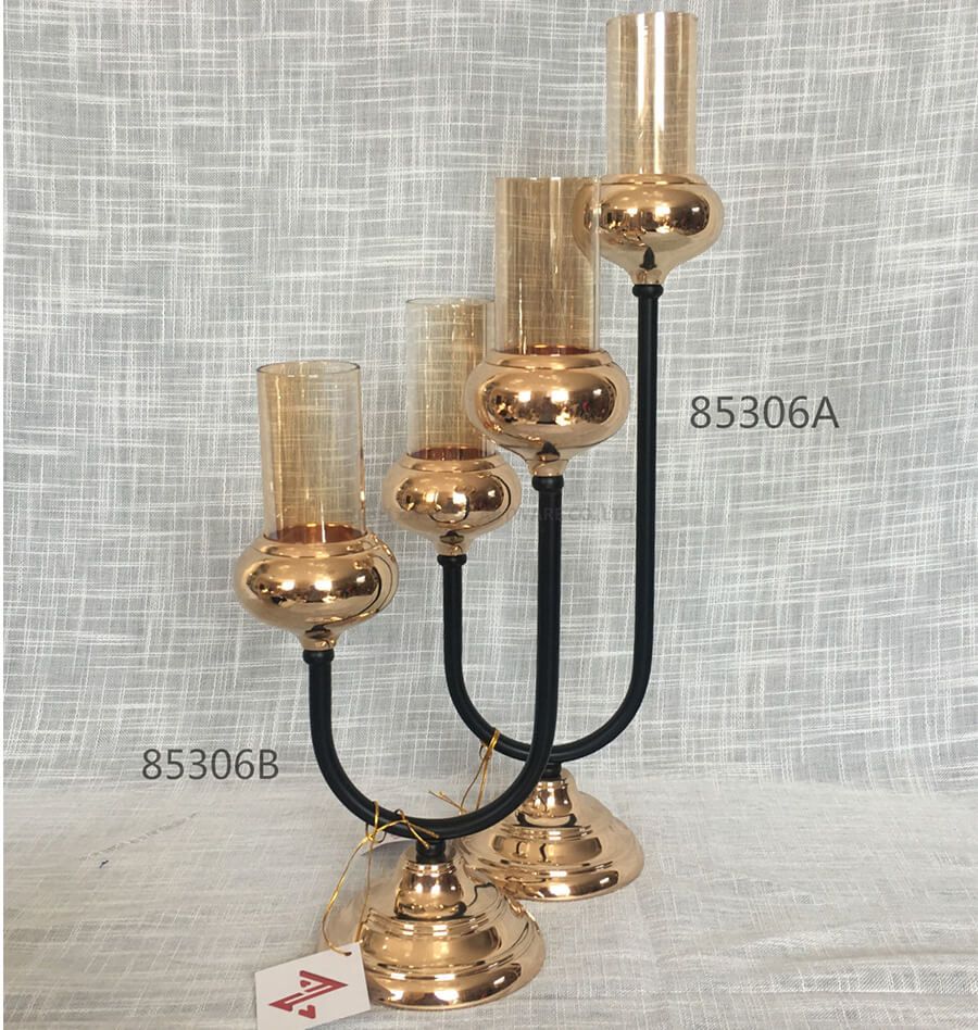 metal candle holder 85306A 85306B