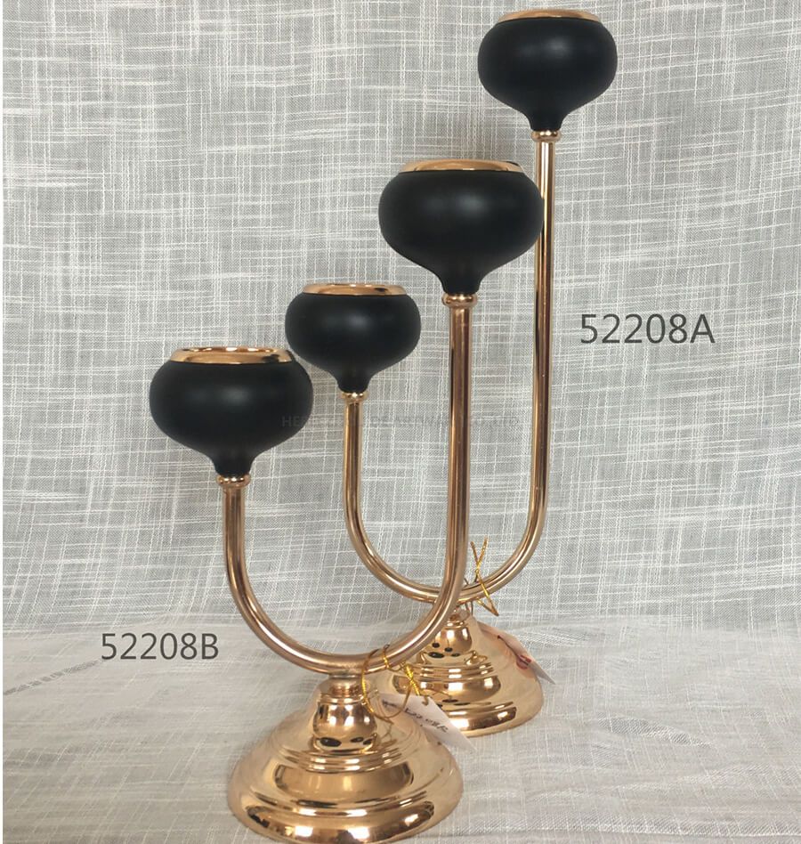 METAL CANDLE HOLDER 52208A 52208B