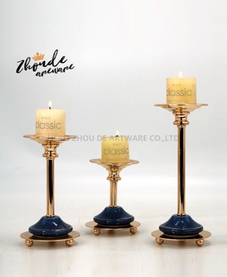  luxury candle holder ceramic For home Decoration