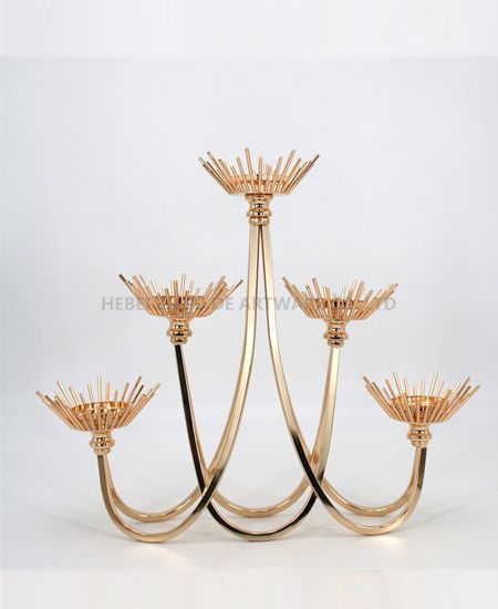 5 heads new design hot sale candle holder 91204