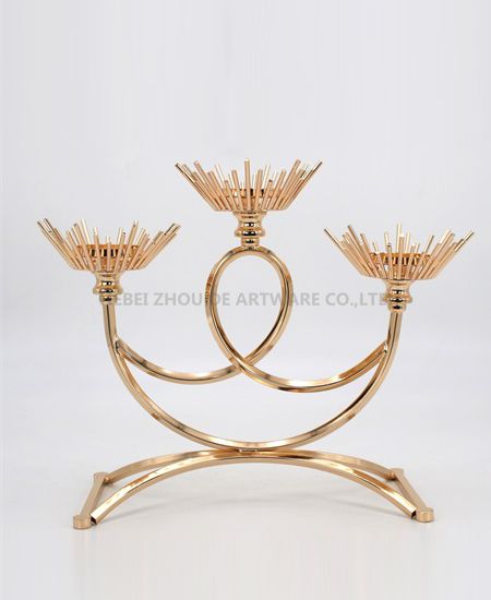 3 HEADS CANDLE HOLDER FOR HOME DECORATION 91205