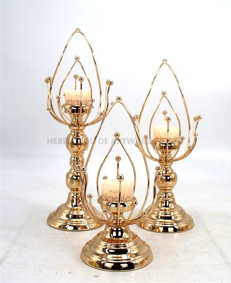 HOT WHOLESALE METAL CANDLE HOLDER FOR HOME DECORATION 91321