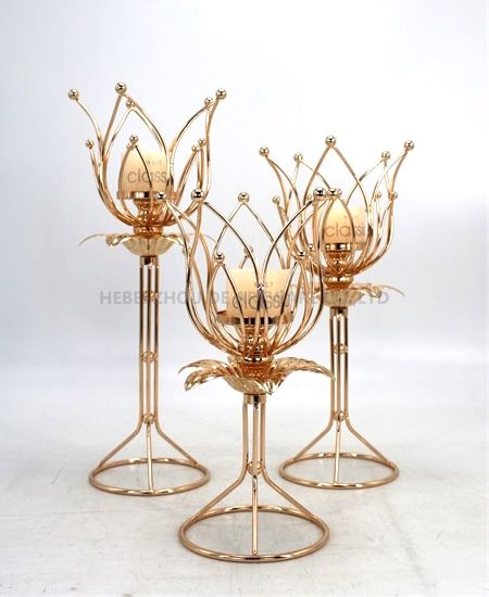 HOT WHOLESALE METAL CANDLE HOLDER FOR HOME DECORATION 91324