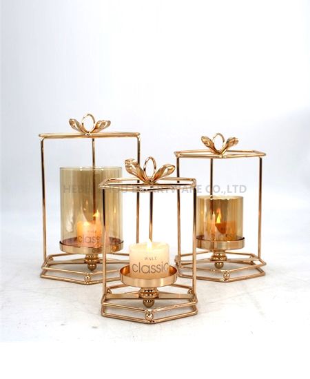 HOT WHOLESALE METAL CANDLE HOLDER FOR HOME DECORATION 91326