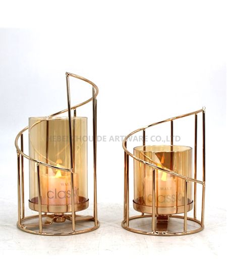 HOT WHOLESALE METAL CANDLE HOLDER FOR HOME DECORATION 91328