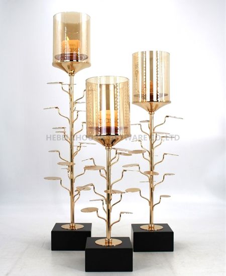 HOT WHOLESALE METAL CANDLE HOLDER FOR HOME DECORATION 91342