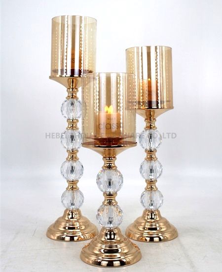 HOT WHOLESALE METAL CANDLE HOLDER FOR HOME DECORATION 91376