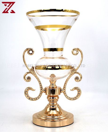 European style modern glass vase model room home living room dining table decoration vase