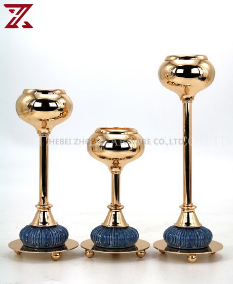 European Style New Design Ceramic Decor Candle Holder Fashion Creative Candlestick For Table Centerpiece