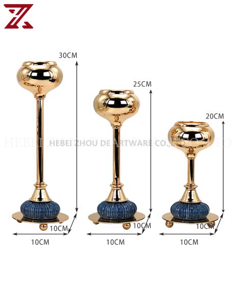 European Style New Design Ceramic Decor Candle Holder Fashion Creative Candlestick For Table Centerpiece