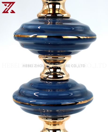 Nordic style ceramic candle holders custom light luxury durable ceramic candle holder wholesale
