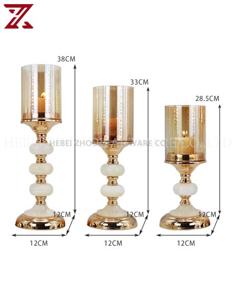 New Simple Style Home Decor gold candle holder 90702