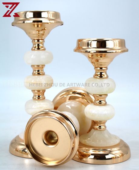 New Simple Style Home Decor gold candle holder 90702