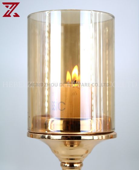 New Simple Style Home Decor gold candle holder 90702
