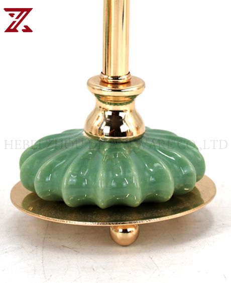 CERAMIC AND METAL CANDLE HOLDER 90535