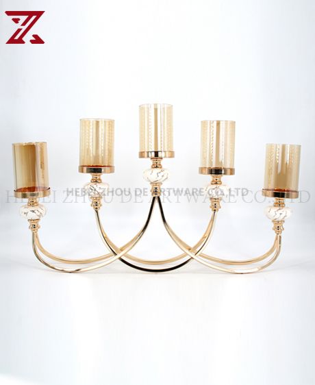 ceramic and metal candle holder 90906