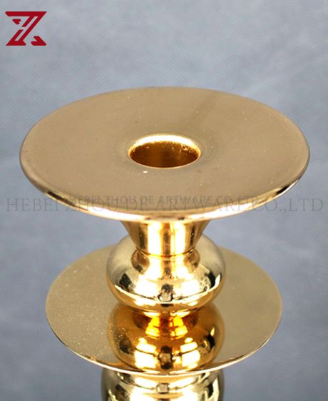 CERAMIC AND METAL CANDLE HOLDER 90913