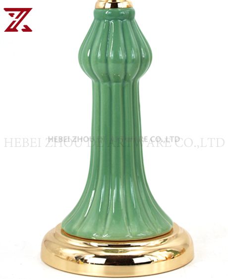 CERAMIC AND METAL CANDLE HOLDER 90527