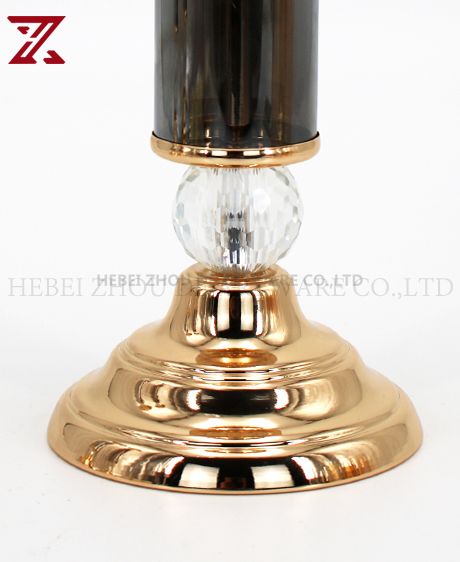 Glass Candlestick For Home Decor 89612