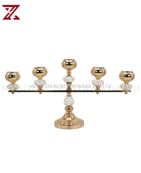 ceramic and metal candle holder 90902