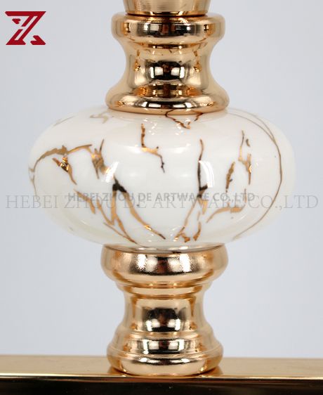 ceramic and metal candle holder 90903