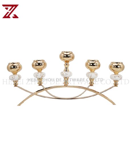 ceramic and metal candle holder 90904
