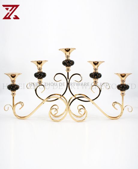 ceramic and metal candle holder 91101