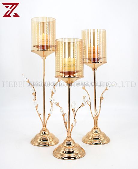 Romantic Wedding Style Luxury Candle Holder Table 89910