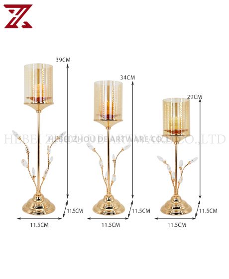 Romantic Wedding Style Luxury Candle Holder Table 89910