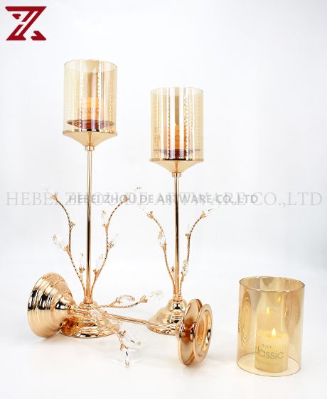 Romantic Wedding Style Luxury Candle Holder Table 89910