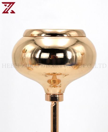 gold crystal candelabra New Year Party Pillar Candle Holder Gold 89911