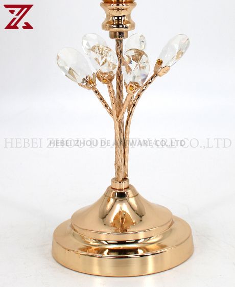 High grade metal crystal candlestick 89912