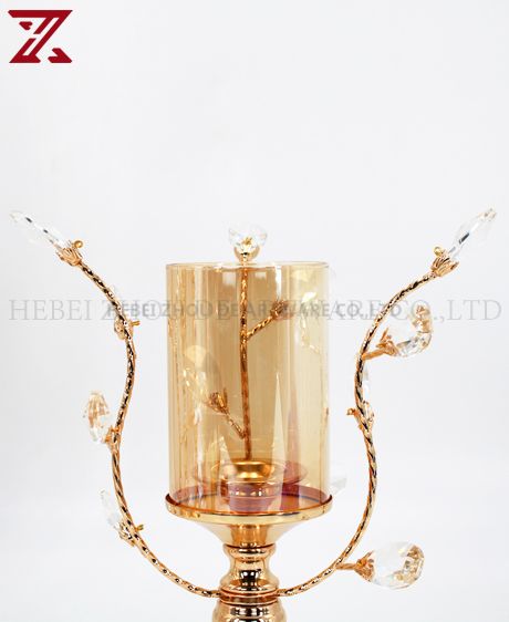 European Style gold plated candle holder 89914