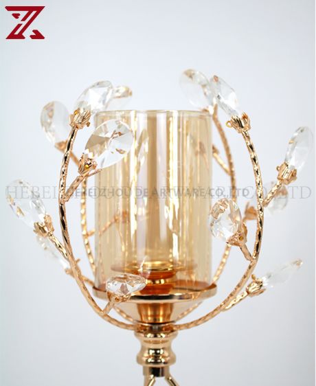 Wedding Candlelight Dinner Props European crystal candle holder 89915